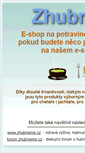 Mobile Screenshot of obchod.zhubneme.cz